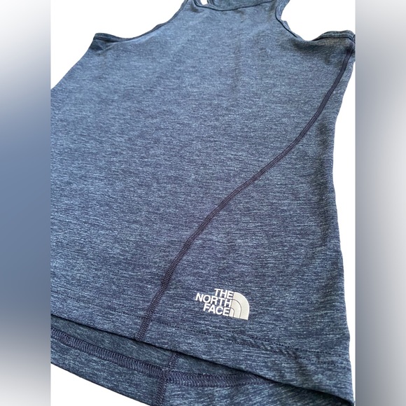 The North Face Dark Blue Heather High Neck FlashDryTank Top Womens Small - Picture 6 of 7